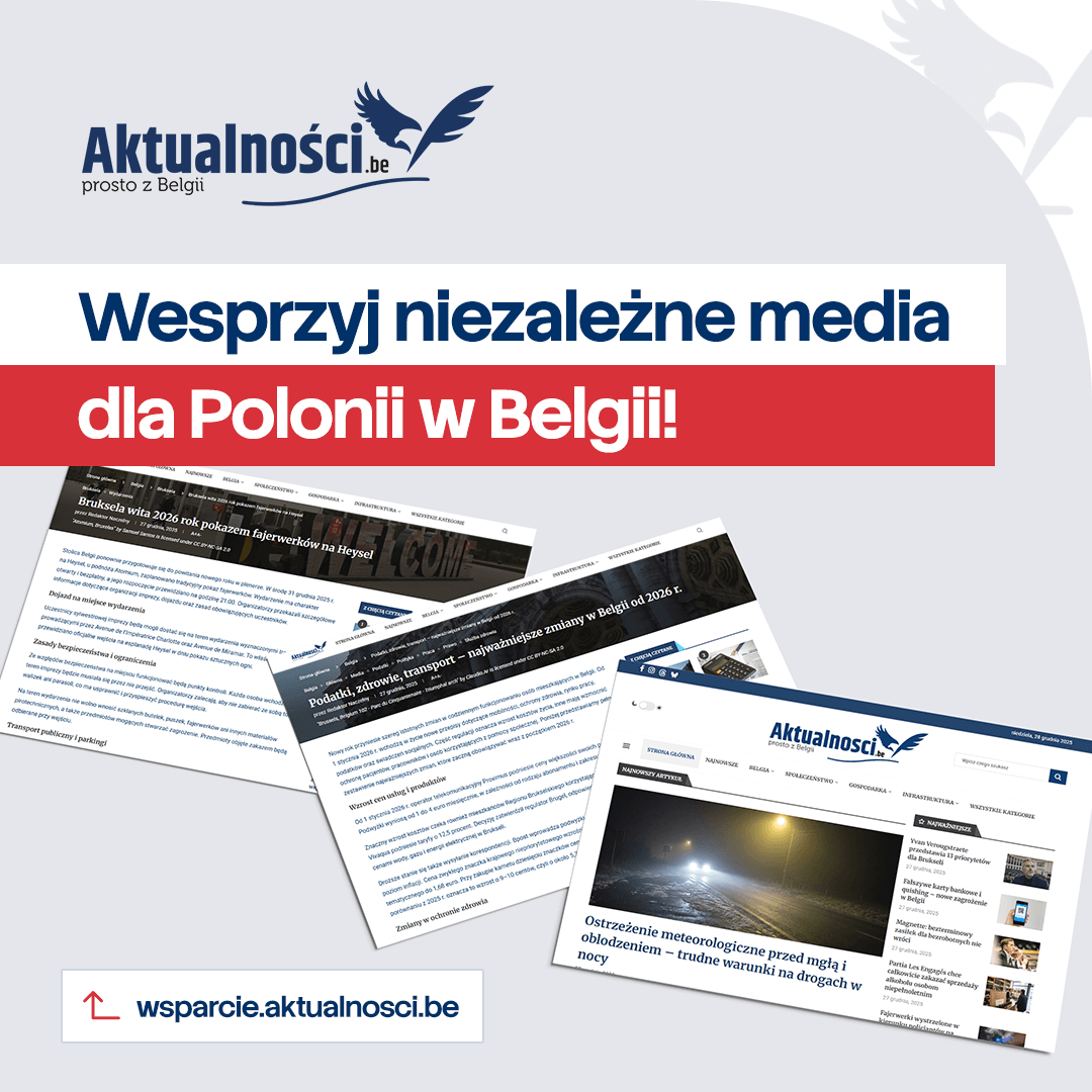 Cegiełka wsparcia dla Aktualnosci.be